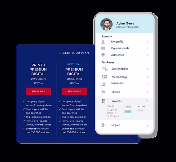 Media Billing Reporting Dashboard with Invoices and Accounting Reports. 